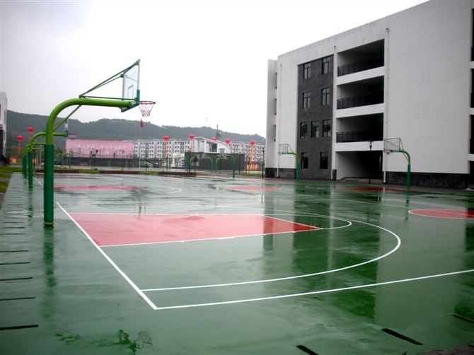 丙烯酸球場材料、硅PU球場施工、硅PU球場材料廠家